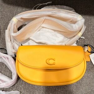 Coach Vibrant Yellow Crossbody Bag